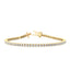 3 ct. Round Lab-Grown Diamond Tennis Bracelet | 10K Yellow Gold