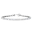 5.72 ct. Baguette Cut Lab Grown Diamond Tennis Bracelet | 14K White Gold