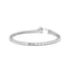 5.18 ct. Emerald-Cut Lab-Grown Diamond Bracelet | 10K White Gold