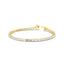 5.18 ct. Emerald Cut Lab-Grown Diamond Bracelet | 10K Yellow Gold