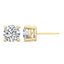 10K Yellow Gold Lab Grown Diamond Four Prong Stud Earrings 2 ctw SJE31149J