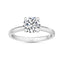 1 Ct Round Lab-Grown Diamond Engagement Ring in 10K White Gold