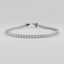 14K White Gold 5 ct. tw. Lab Grown Diamond Tennis Bracelet SJBR11290