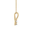 10K Yellow Gold Lab Grown Diamond Solitaire Pendant 0.55 ctw SJP31593