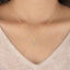 10K Yellow Gold Lab Grown Diamond Solitaire Pendant 0.55 ctw SJP31593
