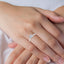 1 Ct Round Lab-Grown Diamond Engagement Ring in 10K White Gold