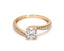 18K Yellow Gold Lab Grown Diamond Engagement Ring 1.28 ctw SJR54096
